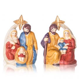 Szopka bożonarodzeniowa - Święta Rodzina - 13 cm (4) - Szopki bożonarodzeniowe