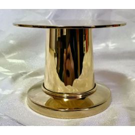 Podstawa, tron pod monstrancję, mosiężny, pozłacany 10 cm (3D) - TRON POD MONSTRANCJĘ