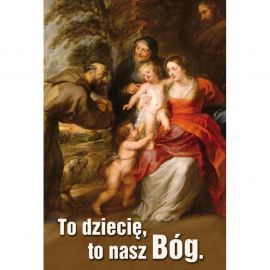 Plakat Bożonarodzeniowy To dziecię, to nasz Bóg - Plakaty Bożonarodzeniowe