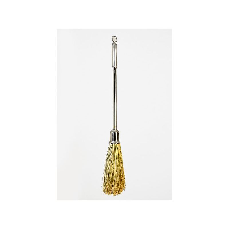 Kropidło z mosiądzu, chromowane wys. 55 cm (1) - KROPIDŁA - Kropidło z mosiądzu, chromowane wys. 55 cm (1)