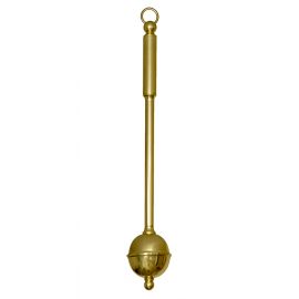 Kropidło kulkowe, mosiężne, metalowa rączka, 34 cm (8) - KROPIDŁA