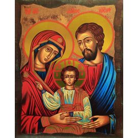 Obrazek 21x28 - Święta Rodzina, metalizowany - OBRAZY RELIGIJNE