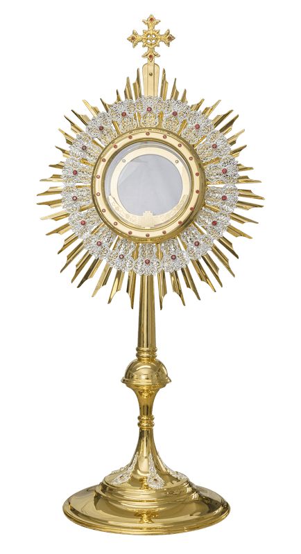 Monstrancja na dużą hostię 85 cm (28) - MONSTRANCJE - Nowość