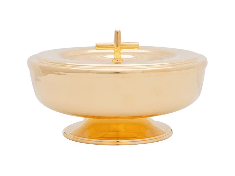 Patena z przykrywką do koncelebry - 10 cm - PATENY LITURGICZNE - Nowość