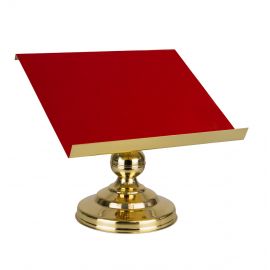 Pulpit, podstawa pod mszał z czerwonym suknem - 43 cm - PODSTAWA POD MSZAŁ/EWANGELIARZ