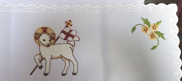 Bielizna kielichowa - Baranek Ofiarny (9) - BIELIZNA KIELICHOWA - zdjęcie 3 - Bielizna kielichowa - Baranek Ofiarny (9)