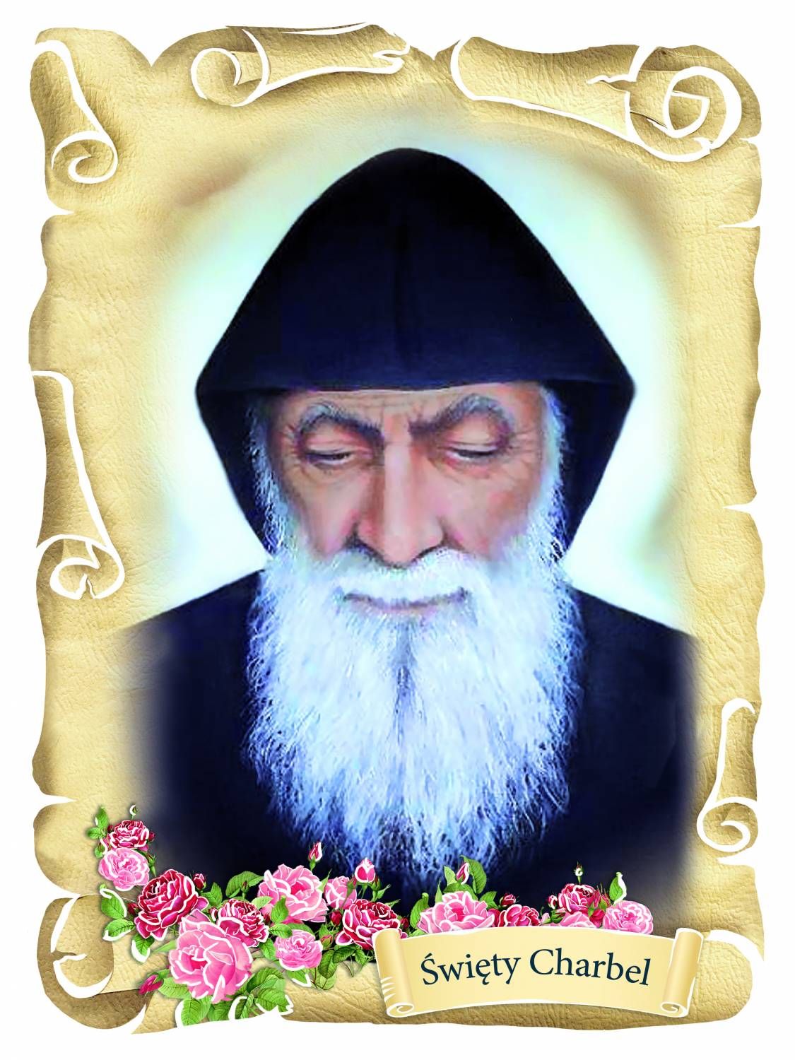 Magnes Święty Charbel - MAGNESY RELIGIJNE - Nowość