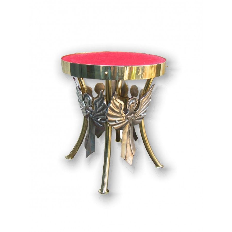 Tron pod monstrancje ~`30 cm, srebrzone anioły (11) - Tron pod monstrancje - Nowość