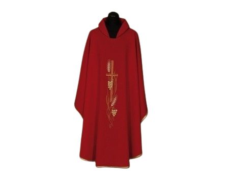 Ornat haftowany (83A) - Ornaty czerwone - Nowość