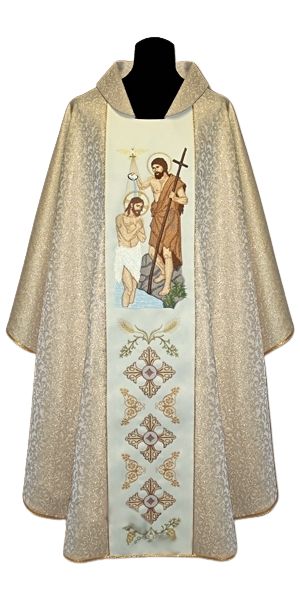 Ornat haftowany św. Jan Chrzciciel - Ornaty z wizerunkiem świętych - Nowość