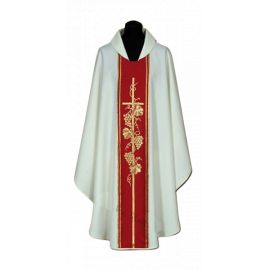 Ornat haftowany (11A) - Ornaty białe/ ecru