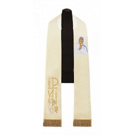 Stuła haftowana Matka Teresa z Kalkuty (28) - Z POSTACIAMI