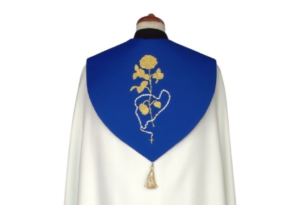 Kapa maryjna haftowana (73) - zdjęcie 2 - Kapa maryjna haftowana (73)