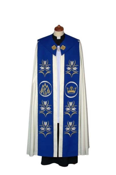 Kapa maryjna haftowana (75) - KAPY LITURGICZNE