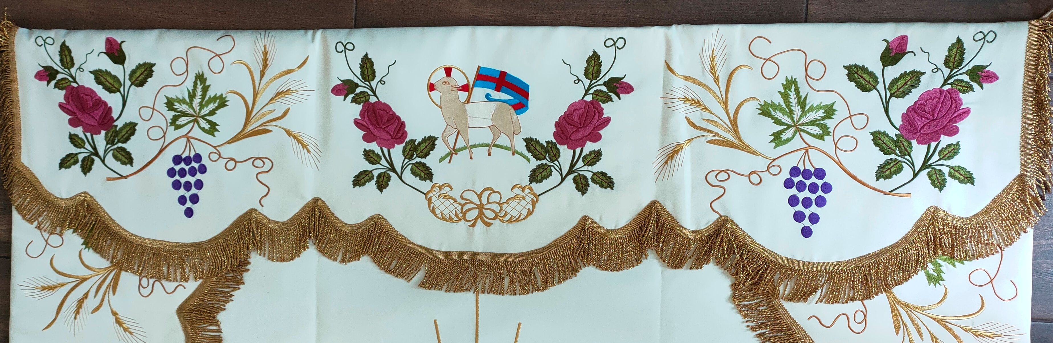 Baldachim bogato haftowany (Z) - Baldachimy haftowane - zdjęcie 3 - Baldachim bogato haftowany (Z)