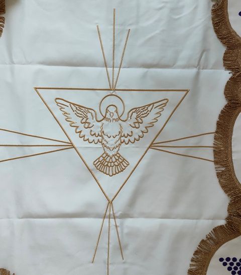 Baldachim bogato haftowany (Z) - Baldachimy haftowane - zdjęcie 11 - Baldachim bogato haftowany (Z)