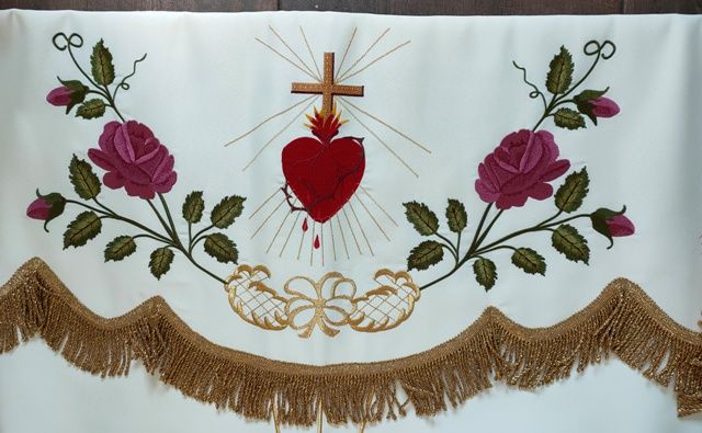 Baldachim bogato haftowany (Z) - Baldachimy haftowane - zdjęcie 8 - Baldachim bogato haftowany (Z)