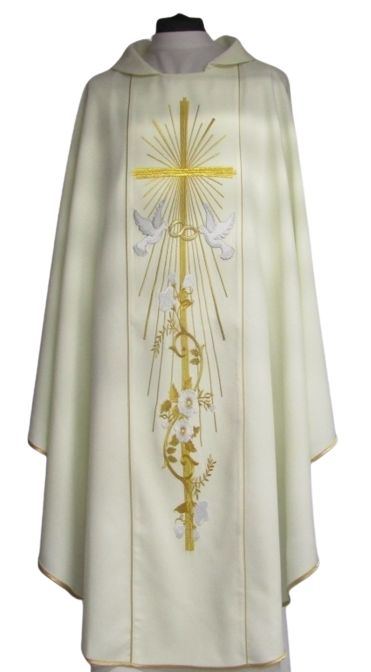 Ornat ślubny kremowy - Ornaty ślubne - Nowość