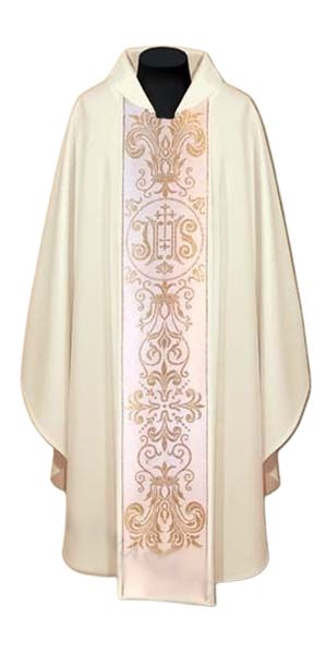 Ornat haftowany (16A) - Ornaty białe/ ecru - Nowość