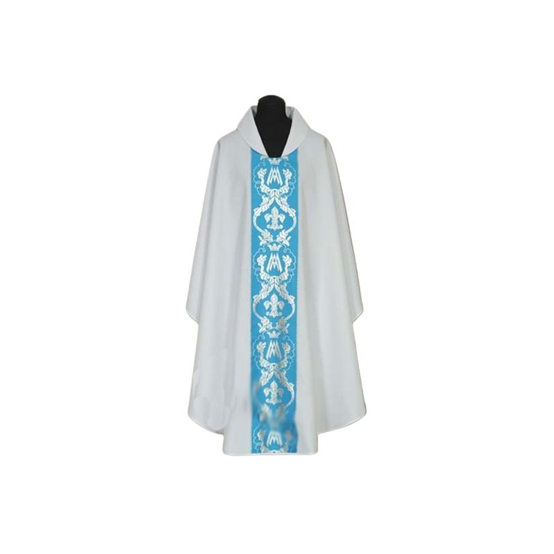 Ornat Maryjny haftowany (18A) - Ornaty haftowane - Ornat Maryjny haftowany (18A)