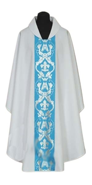 Ornat Maryjny haftowany (18A) - Ornaty haftowane - Nowość