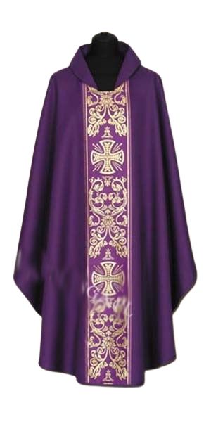 Ornat haftowany (24A) - Ornaty fioletowe - Nowość