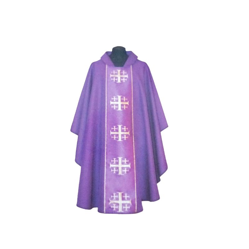 Ornat haftowany (29A) - Ornaty fioletowe - Ornat haftowany (29A)