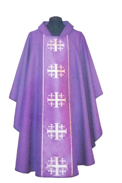 Ornat haftowany (29A) - Ornaty fioletowe - Nowość