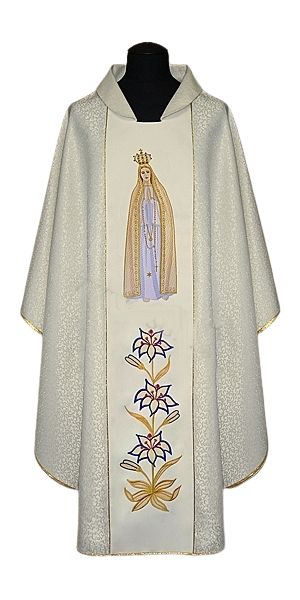 Ornat haftowany MB Fatimska (2) - Ornaty z wizerunkiem świętych - Nowość