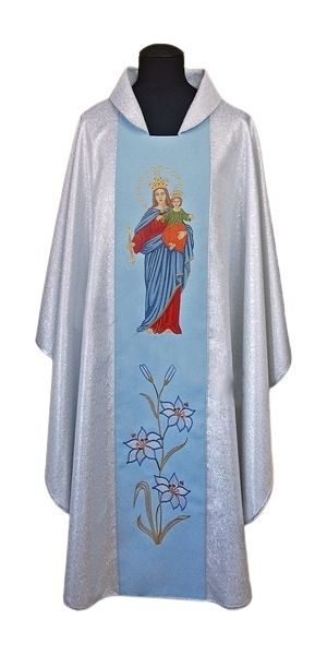 Ornat haftowany Matka Boża (2) - Ornaty Maryjne - Nowość