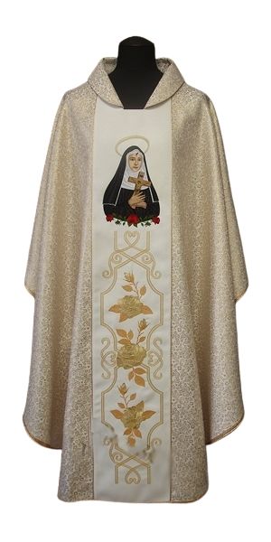 Ornat haftowany św. Rita - Ornaty z wizerunkiem świętych - Nowość