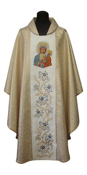 Ornat haftowany MB Częstochowska (1) - Ornaty Maryjne - Nowość