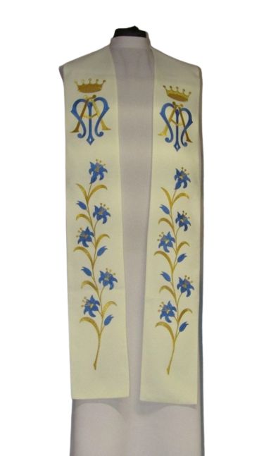 Stuła Maryjna (195) - EUCHARYSTYCZNE - Nowość