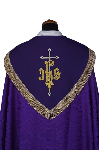 Kapa liturgiczna haftowana (5) - KAPY LITURGICZNE - zdjęcie 4 - Kapa liturgiczna haftowana (5)