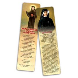 Zakładka do książki - Św. Faustyna - Zakładki religijne do książek