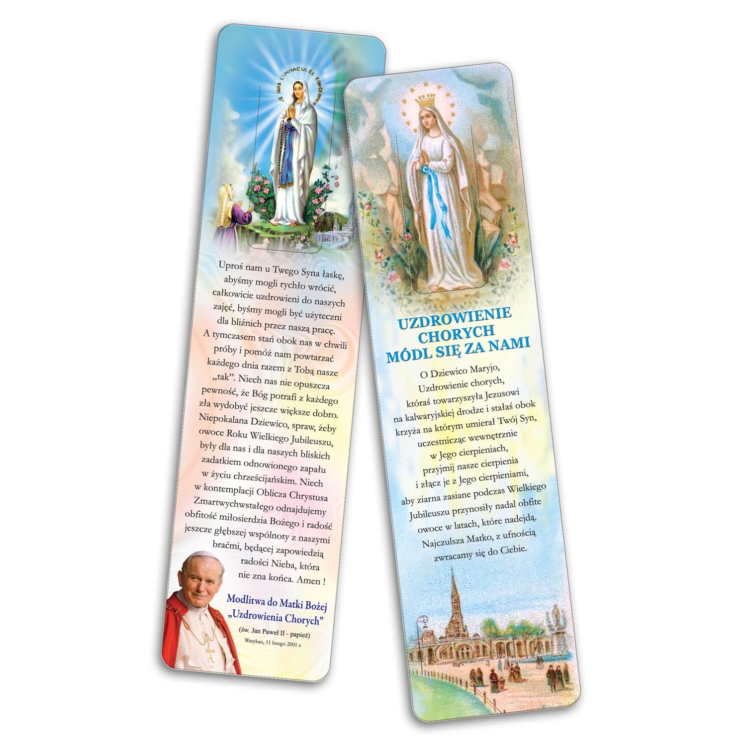 Zakładka do książki - Uzdrowienie Chorych módl się za nami - Zakładki religijne do książek - Nowość