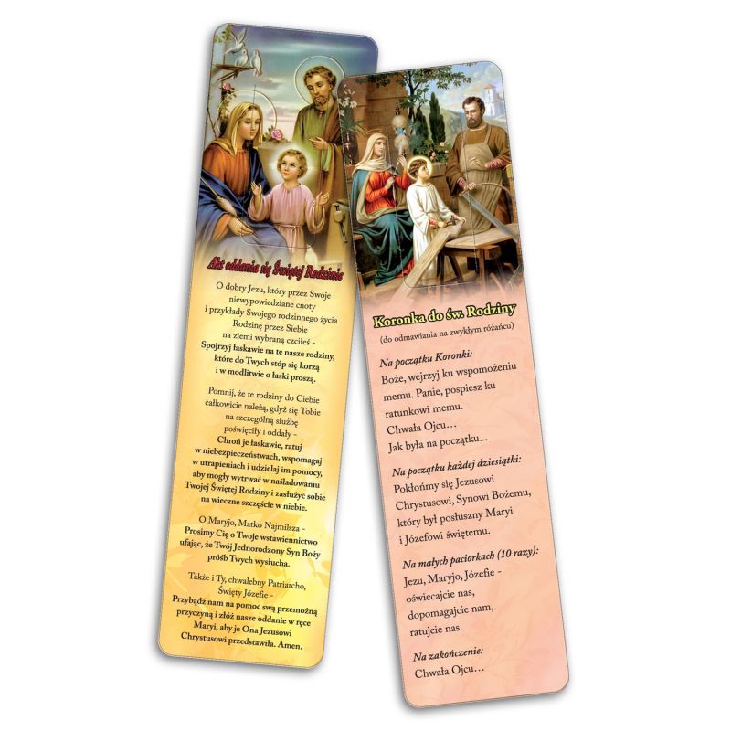 Zakładka do książki - Święta Rodzina - Zakładki religijne do książek - Zakładka do książki - Święta Rodzina