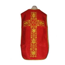 Ornat rzymski IHS - czerwony (12) - Ornaty rzymskie - zdjęcie 2 - Ornat rzymski IHS - czerwony (12)
