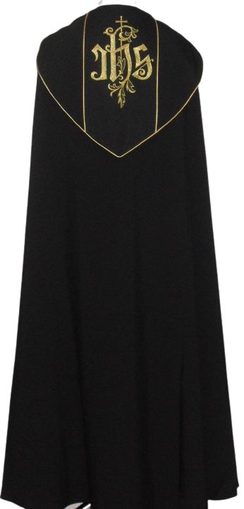 Kapa haftowana - IHS kolory liturgiczne (2) - KAPY LITURGICZNE - zdjęcie 4 - Kapa haftowana - IHS kolory liturgiczne (2)