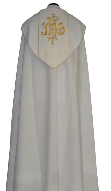 Kapa haftowana - IHS kolory liturgiczne (2) - KAPY LITURGICZNE - zdjęcie 6 - Kapa haftowana - IHS kolory liturgiczne (2)