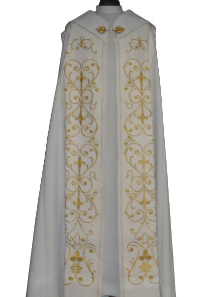 Kapa haftowana - IHS kolory liturgiczne (2) - KAPY LITURGICZNE - zdjęcie 5 - Kapa haftowana - IHS kolory liturgiczne (2)