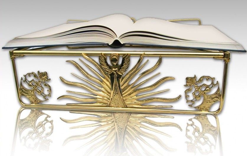 Pulpit ołtarzowy, podstawa pod mszał - 40 cm (8) - PODSTAWA POD MSZAŁ/EWANGELIARZ - Pulpit ołtarzowy, podstawa pod mszał - 40 cm (8)