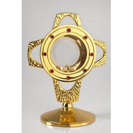 Monstrancja pozłacana mała - 24 cm (S1) - MONSTRANCJE - zdjęcie 2 - Monstrancja pozłacana mała - 24 cm (S1)