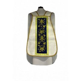 Ornat rzymski haftowany Matka Boża Szkaplerzna - Ornaty Maryjne - zdjęcie 2 - Ornat rzymski haftowany Matka Boża Szkaplerzna