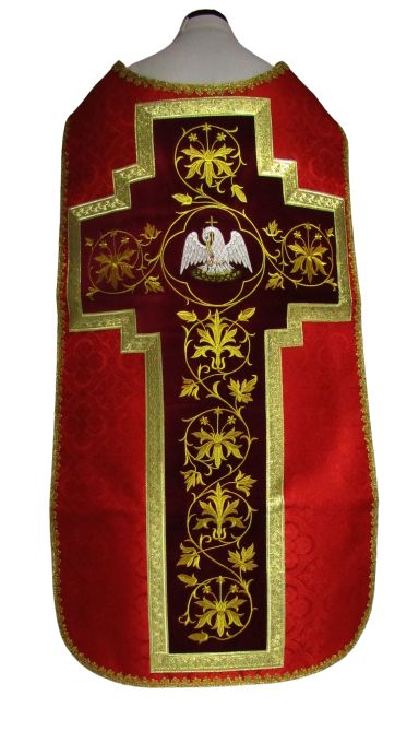 Ornat rzymski aksamit (45) - Ornaty rzymskie - Nowość