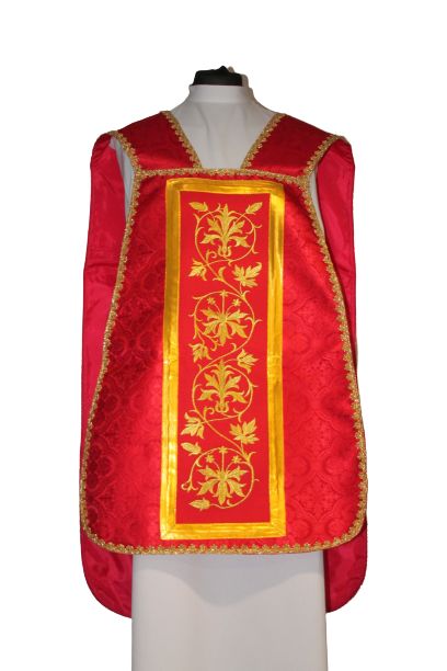 Ornat rzymski haftowany Święty Antoni - Ornaty z wizerunkiem świętych - zdjęcie 2 - Ornat rzymski haftowany Święty Antoni