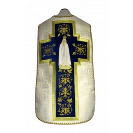 Ornat rzymski haftowany Matka Boża Fatimska - Ornaty Maryjne
