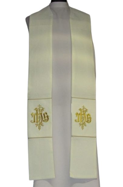 Kapa ślubna IHS - KAPY LITURGICZNE - zdjęcie 3 - Kapa ślubna IHS