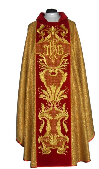 Ornat rozeta - szeroki haftowany pas (14) - Ornaty złote/srebrne - Nowość