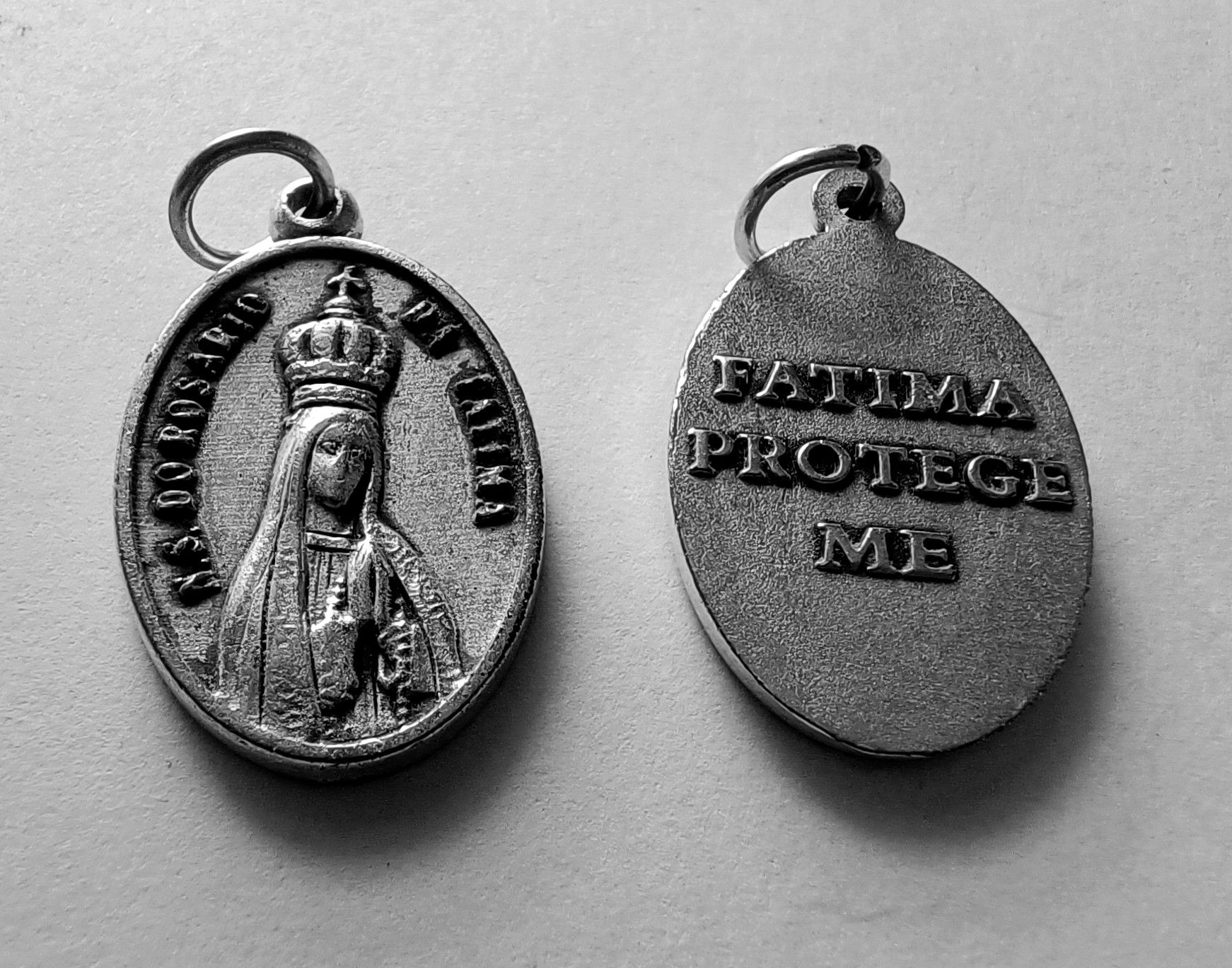 Medalik metalowy MB Fatimska (2) - Medaliki włoskie metalowe - Nowość